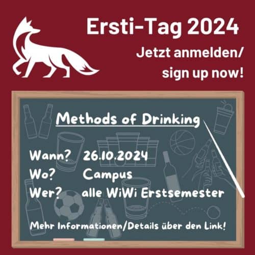 Ersti-Tag Fachschaft BEM: Methods of Drinking